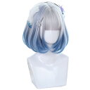 ウィッグ ロリータ 原宿風 GAL系 ゴスロリ コスプレ カツラ 耐熱 ボブ (黒 青 ピンク) メッシュ ゴシック ロング 森ガール ゆめかわいい お姫 小顔...
