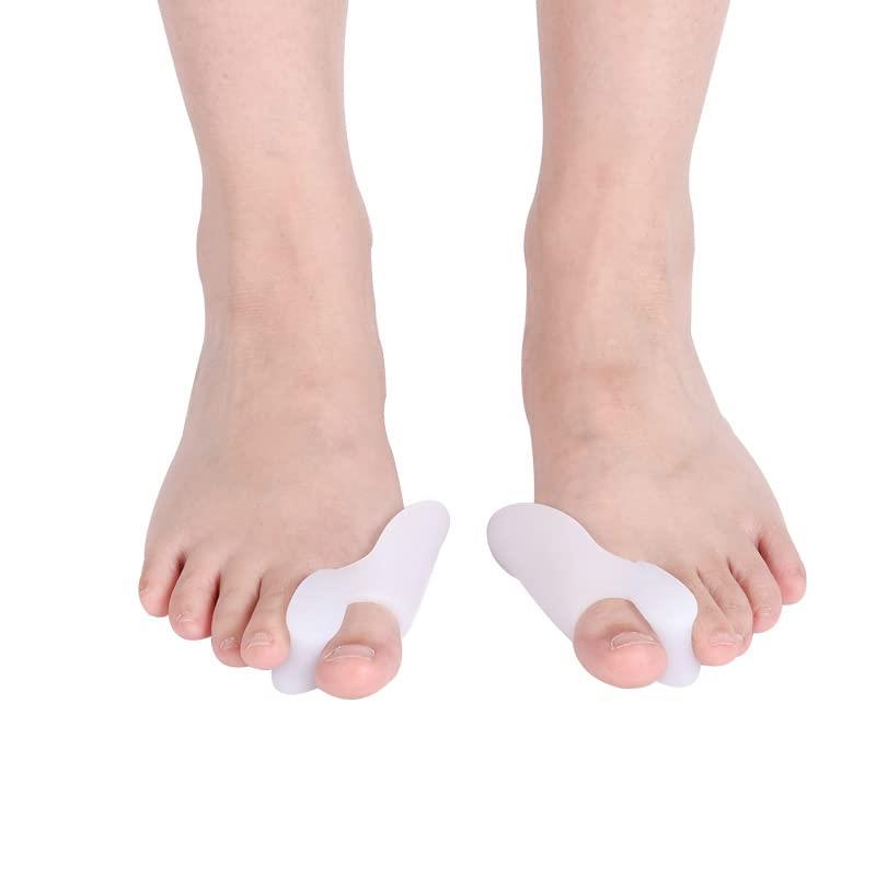 SATiNU 外反母趾 足指 パッド 親指サポーター 外反母趾 サポーター シリコンカバー 親指ジェルパッド足..