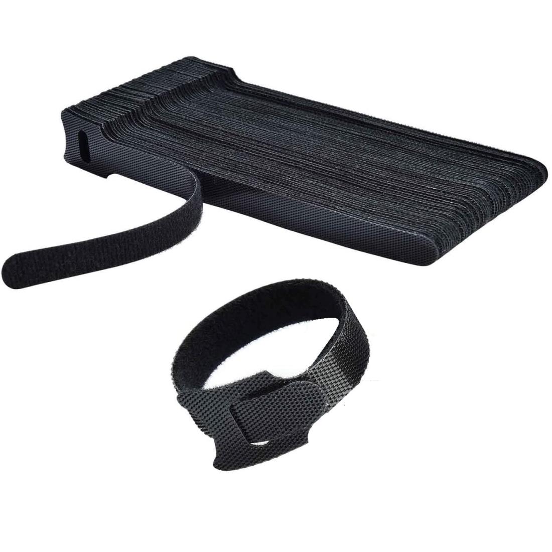 ケーブル結束バンド ケーブルまとめ 結束バンド ケーブルバンド 固定 ベルト 50本15CM (黒)