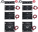 8個入り 単3電池用 電池ボックス 1本 2本 3本 4本 バッテリーボックス リードハーネス付き DIY 単3電池収納ボックス AA電池ケース バッテリーボッ...