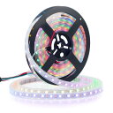 BTF-LIGHTING WS2812B LEDテープライト 5050 SMD RGBIC 合金ワイヤー 5m 60LEDs/m 300LEDs 個別にアドレス...