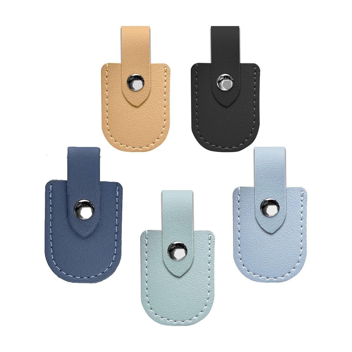 革クランプカバー 5色セット ニッパーキャップ 角質層クランプ保護カバー 収納キャップ ネイルニッパー 刃先の保護 持ち運びがしやすい (プライヤースリーブ)