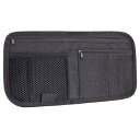 QBeau 車用 サンバイザーポケット 収納 カード入れ フルサイズ