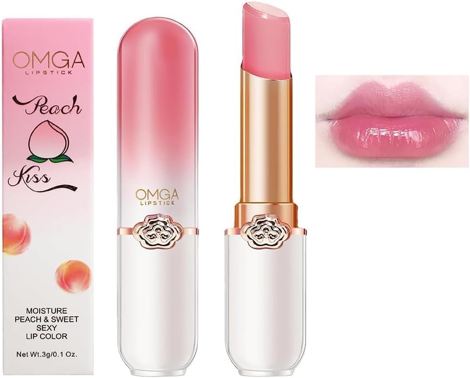 FOMIX ピーチガール クリスタル カラーチェンジ リップスティック フルーツフレーバーリップスティック..