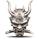 MDLUFY スカル 車用 エンブレム 骸骨 3D金属 立体 ステッカー ナルト 死骸が尽きる ドクロ 装飾 飾り カー 車のステッカー フェンダーリアト 汎用 ステッカー 両面テープ付 簡単貼り付け (グレー)