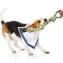 TEMLUM 犬おもちゃ 犬用 噛むおもちゃ 犬 ロープおもちゃ 綿ロープ 犬用玩具 天然コットンロープ 丈夫 耐久性 ペット用 歯磨き ストレス解消 運動不足...