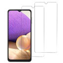 【2枚セット】 Galaxy A32 5G 用 ガラスフィルム SCG08 ギャラクシー A32 5G 強化ガラス 液晶保護 フィルム 【気泡ゼロ/貼り付け簡単...