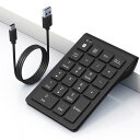 テンキー Bluetooth ワイヤレス 数字 キーボード Type-c充電式 無線テンキー 22キー Tabキー付き ブルートゥース テンキー 無線 ナンバー...