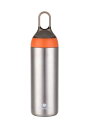 SANTECO 水筒 500ML スポーツボトル ハンドル付き 保温 保冷 真空断熱 ステンレスボトル 軽量 yoga シルバー