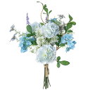 WillingYou ウェディング 装飾 ブーケ 花嫁ブーケ カーネンション ブライダルブーケ ラウンドブーケ 花束 造花 挙式 結婚式 パーティー ニ次会 撮影 1束入 ブルー