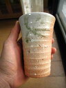 【信楽ビアーカップ】信楽焼き フリーカップ 焼酎でもいけます! 贈り物にどうぞ タンブラー ビアカップ ビアマグ 湯のみ