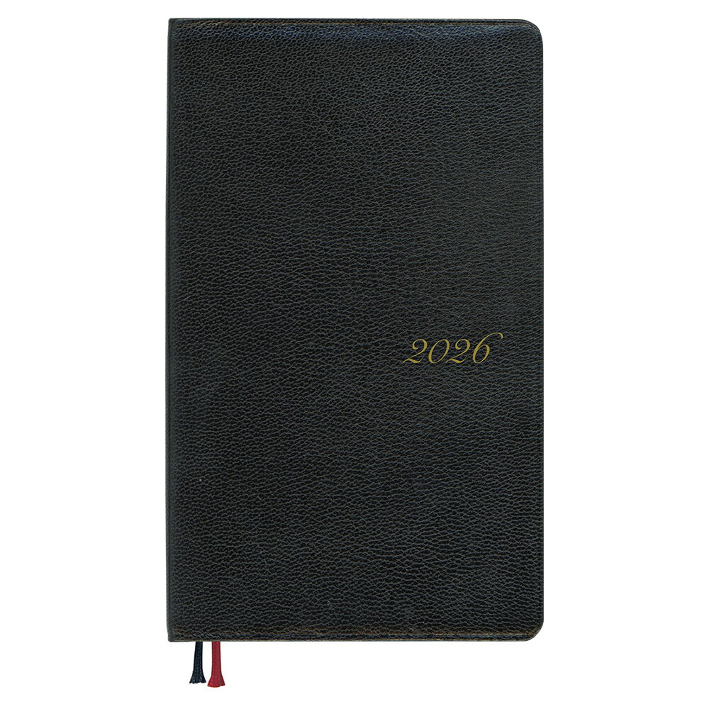 ダイゴー 2026年 ダイアリー E8219 ブラック 1週間+横罫 2026 アポイントプレミアム 1W+横罫 12月始まり 手帳サイズ