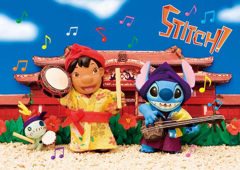 ●ダイゴー S3503 sisa 3Dポストカード スティッチ首里城 S3503