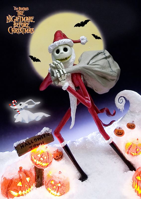 ●ダイゴー S3517 sisa 3Dポストカード ナイトメア・ビフォア・クリスマス S3517