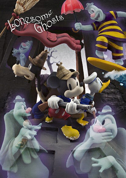 ●ダイゴー S3589 sisa 3Dポストカード ミッキーのお化け退治 S3589
