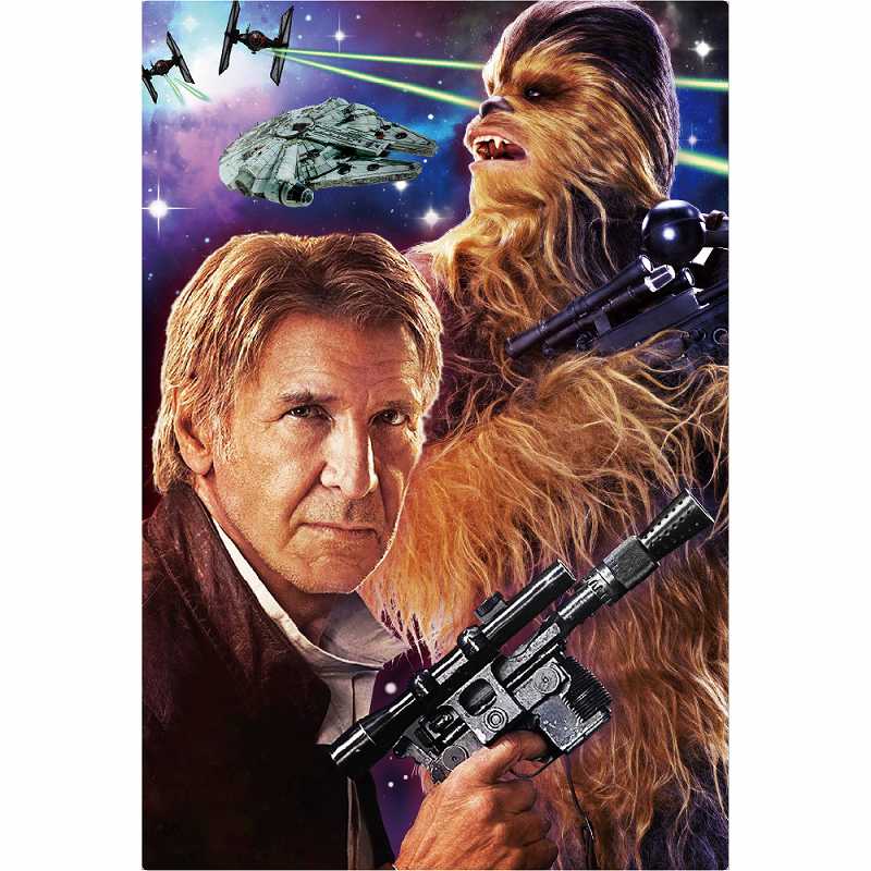 ●ダイゴー S3708 3Dポストカード スター・ウォーズ/フォースの覚醒 ハン・ソロ チューバッカ Long Time Buddies S3708
