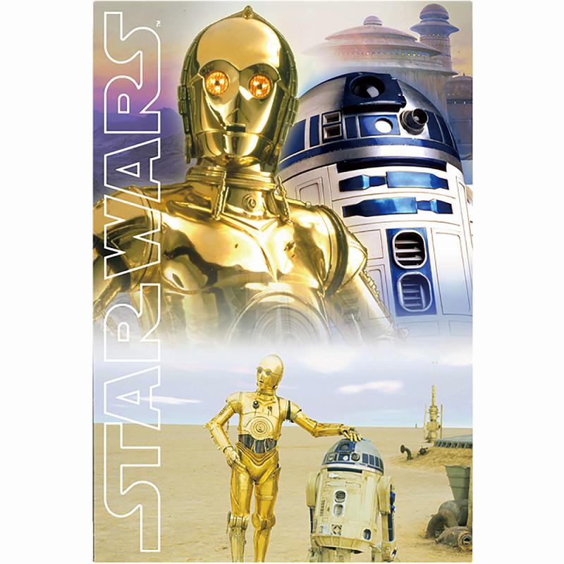 ●ダイゴー S3756 3Dポストカード STAR WARS スター・ウォーズ オリジナル・トリロジー C-3PO&R2-D2