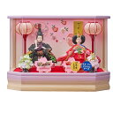 雛人形 彩乃豆親王飾紫 衣裳着親王アクリルケース飾り ひな人形 節句人形 初節句 桃の節句 ひな祭り お祝い 国産 親王飾り ケース飾り アクリルケース 軽量 ...