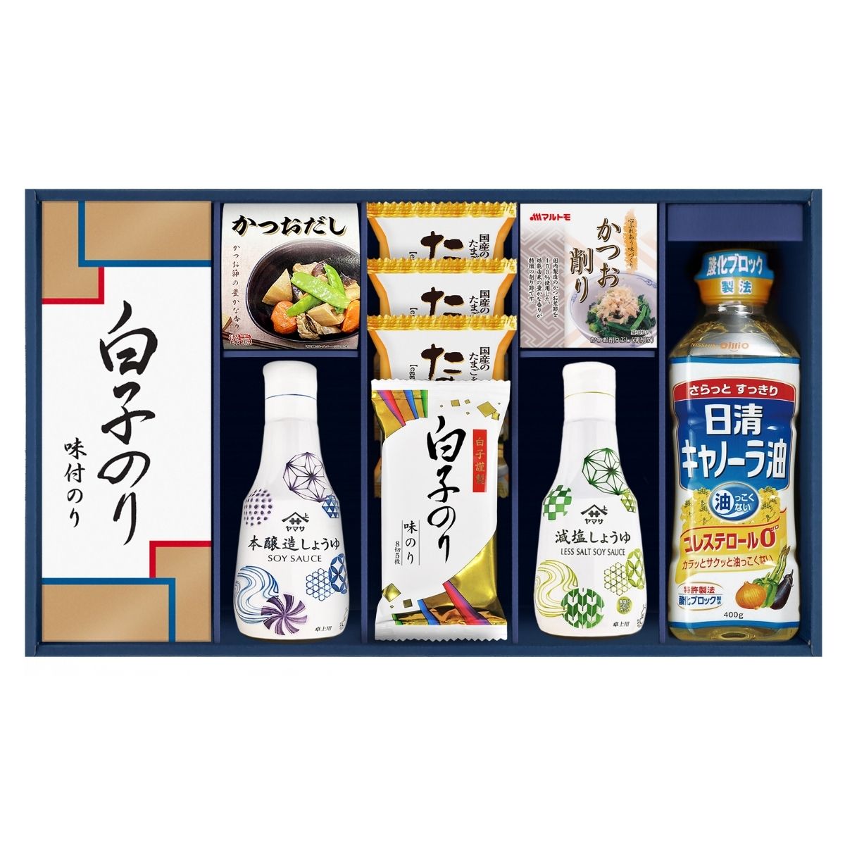 【ポイント5倍】ヤマサ鮮度しょうゆ&白子のり詰合せ IT-50R2 醤油 しょうゆ 海苔 のり 味付海苔 味海苔 詰め合わせ 詰合せ セット ギフトセット 出産内祝い 結婚内祝い 香典返し 志 快気祝い 仏事