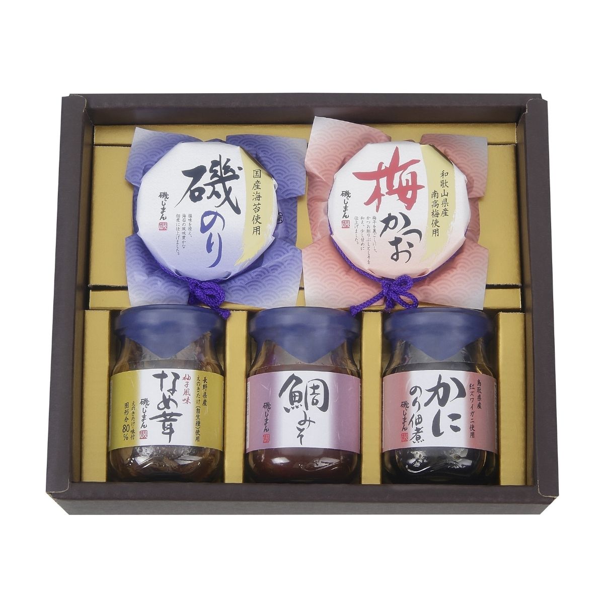 【ポイント5倍】磯じまん ご飯のお供瓶詰セット MT-25 お歳暮 御歳暮 年賀 年始 冬ギフト 2025 結婚祝い 出産祝い 新築祝い 引越し祝い 退職祝い 人気 定番 高級 記念日 感謝 贈答 手土産