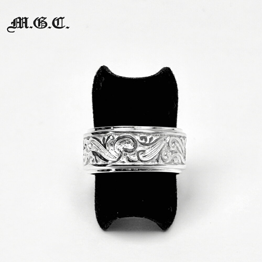 【M.G.C.】アラベスクリングシルバーアクセサリー 唐草模様 指輪 シルバー950 SILVER950 ゴシック ユニセックス 男女兼用アクセサリー プレゼント ギフト