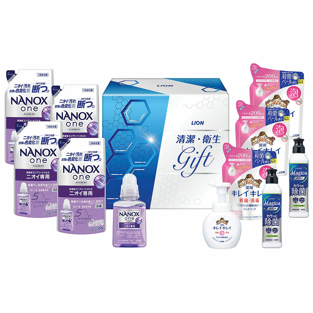 洗剤 ギフト ライオン 清潔・衛生 LNS-50 詰め合わせ 内祝い お祝い お返し 快気内祝 F倉庫