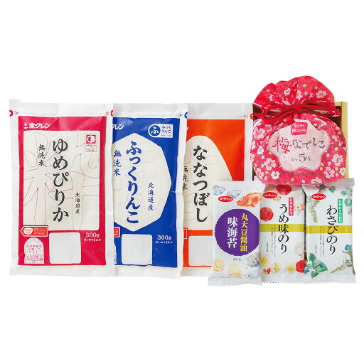 北海道 無洗米 ゆめぴりか・ふっくりんこ・ななつぼし 南高梅 惣菜 ギフト セット UN-A 詰め合わせ 内祝い お礼 快気内祝 F倉庫 北海道 無洗米 ゆめぴりか・ふっくりんこ・ななつぼし 南高梅 惣菜 ギフト セット UN-A 詰め合わせ 内祝い お礼 快気内祝 F倉庫