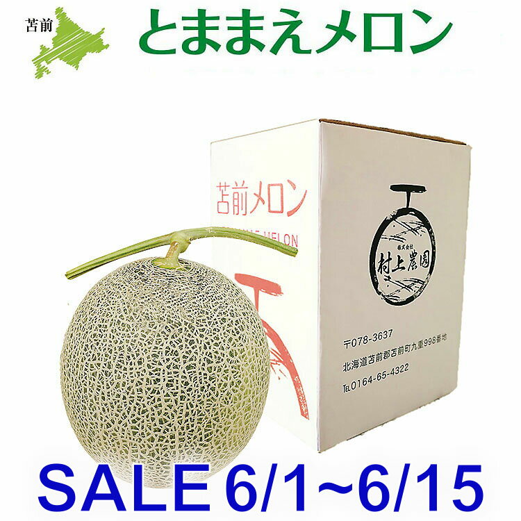 お中元 ギフト メロン 優品 約2kg 1玉 北海道 とままえ産 内祝 お返し お礼 お取り寄せ