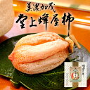 柿 【タイムセール7,800円⇒7,300円】岐阜県産 堂上蜂屋柿 秀 (1個60g・6.5cm以上×6個・冷蔵便) [干し柿 送料無料 ギフト フルーツ]