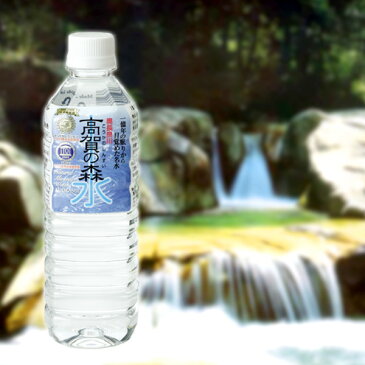 【送料無料】高賀の森水 500ml×24本[岐阜県関市洞戸 奥長良川名水 ギフト]【代引き不可】