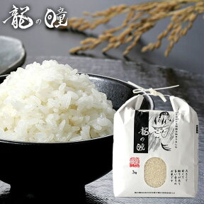 龍の瞳3kg 飛騨産 2023年収獲米 [新米 送料無料 贈答用 お歳暮 ギフト対応 代引き不可]