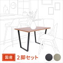 岐阜鉄の匠 【国産/日本製】 テーブル用アイアン脚 (鉄脚・スチール脚) ハイタイプ・スクエア・台形脚 天板奥行き70〜100センチ用 ツヤ消しブラック/プラチ...