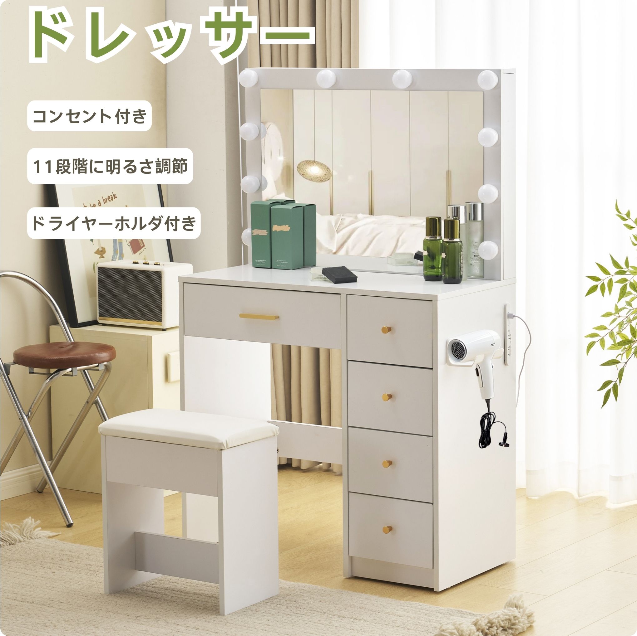 BFָ10%OFFۥɥå  ͥߥ顼 3LED饤դ  ɥ饤䡼ۥ 󥻥դ ФǼ ػҥå ɼǼ...