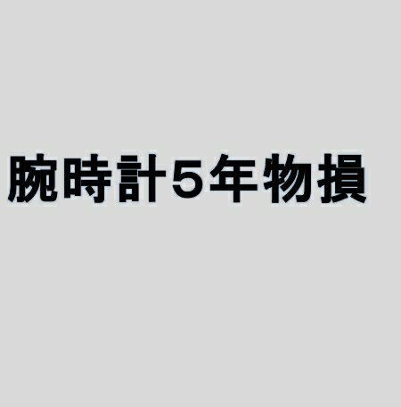 5年延長保証(腕時計) 自然故障＋物損保証 [税込み価格\2,000,001〜\2,100,000]