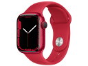 アップルウォッチ スマートウォッチ（売れ筋ランキング） Apple（アップル） MKN23J/A Apple Watch Series 7 GPSモデル 41mm [(PRODUCT)REDスポーツバンド]【KK9N0D18P】