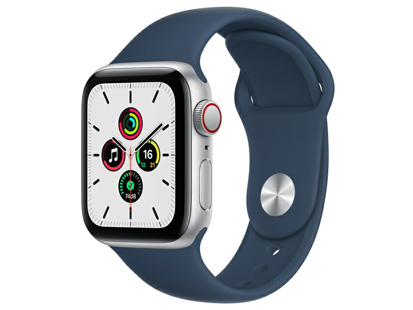 Apple（アップル） MKQV3J/A Apple Watch SE GPS+Cellularモデル 40mm [アビスブルースポーツバンド]