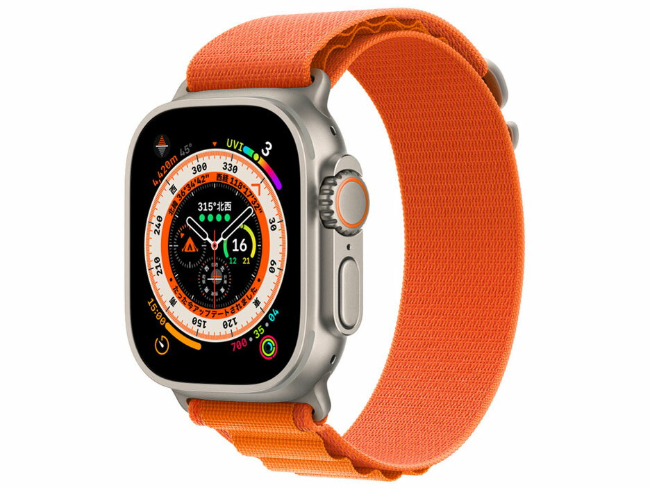 AppleʥåץMQFL3J/A Apple Watch Ultra GPS+Cellularǥ 49mm [󥸥ѥ롼 M]