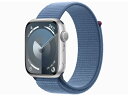 Apple Watch Series 9 GPSモデル 45mm MR9F3J/A [シルバー/ウインターブルースポーツループ]