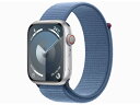 Apple Watch Series 9 GPS+Cellularモデル 45mm MRMJ3J/A [シルバー/ウインターブルースポーツループ]