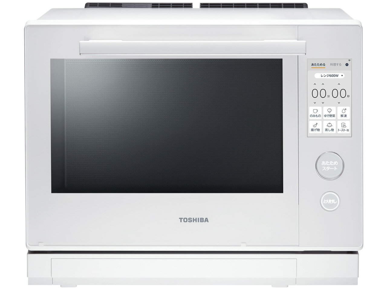 TOSHIBA（東芝）ER-D7000B(W) 過熱水蒸気オーブンレンジ 石窯ドーム 2段調理対応 30L グランホワイト