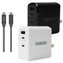 【ポイント2倍】Power Delivery 対応 105W PD急速充電器 Type-C ケーブルセット APD-A105AC2-wC アドテック【GaN (...
