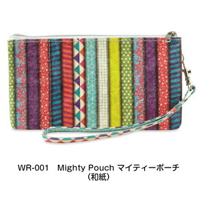 【送料無料（メール便）】【ポイント2倍】Mighty Pouch マイティーポーチ （和紙） WR-001 ダイノマイティ・デザイン社【財布 ポーチ 長財布 サイフ 札入れ 小銭 小物入れ 軽い Dynomighty タイベック ウォレット 紙製 メンズ レディース】