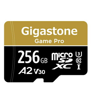 9/11まで！赤字価格！【保証5年】Gigastone マイクロSDカード 256GB A2 V30 SDXC Ultra HD 4K 超高速100MB/s ビデオ録画 一眼レフカメラ SDカード ドローン スイッチ microsd 256GB スマホ メモリーカード UHS-I U3 クラス10 Nintendo Switch GoPro確認済