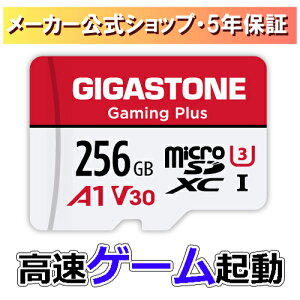 ֻʡݾ5ǯ Gigastone ޥSD 256GB SDXC A1 V30 microsd microsd ꡼ UHS-I U3 饹10 Ķ® 100MB/S UHDư ǥ SD å Gopro ޥ ɥ Nintendo Switchǧ ȡ