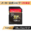 【保証5年】Gigastone SDカード 128GB SDXC メモリーカード UHS-I U1 クラス10 ビデオカメラ sdカード 超高速 80MB/s 4K Ultra HD デジカメラ 一眼レフ デジタルカメラ 一眼レフカメラ 4kビデオカメラ sdカード アクションカメラ ギガストーン