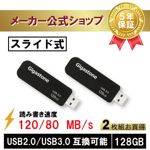 数量限定！【安心保証5年】Gigastone USBメモリー