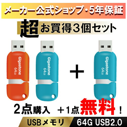 数量限定！【保証5年】Gigastone USBメ