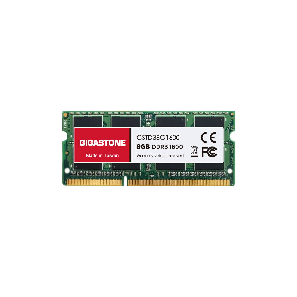 ̸ꡪΡPC  Gigastone DDR3 8GBx1 SO-DIMM 1600MHz PC3-12800 CL11 1.35V 204 Pin Unbuffered Non-ECC DDR3 ¢꡼ ߥ꡼ݾ+5ǯݾ ۥȡ
