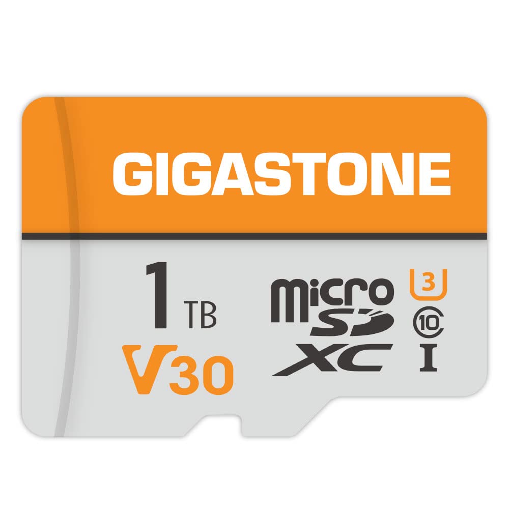 値下げ！保証5年 Gigastone マイクロSDカード 1TB SDXC A1 V30 microsdカード microsd メモリーカード UHS-I U3 クラス10 超高速 140MB/S UHD撮影動画 デジタル一眼レフ SDカード スイッチ Gopro スマホ ドローン Nintendo Switch確認済 ギガストーン