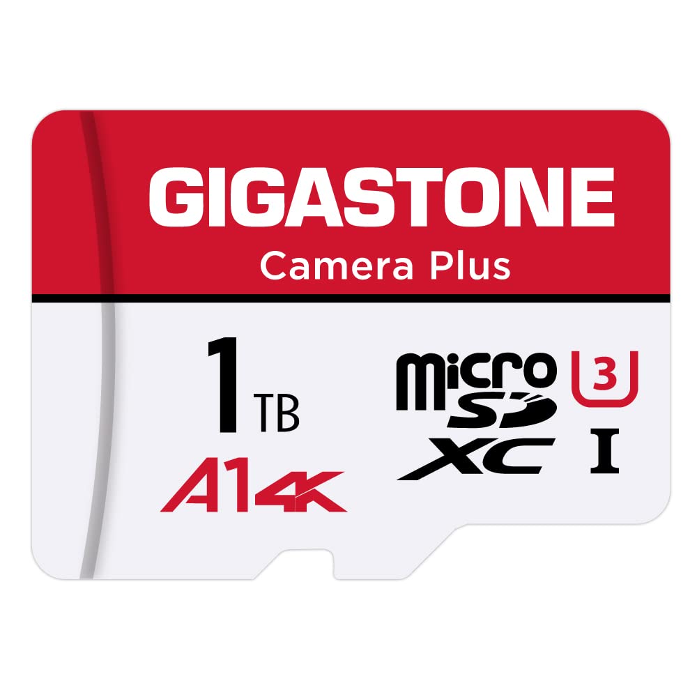 値下げ！保証5年 Gigastone マイクロSDカード 1TB SDXC A1 V30 microsdカード microsd メモリーカード UHS-I U3 クラス10 超高速 150MB/S UHD Gopro 撮影動画 デジタル一眼レフ SDカード スイッチ Gopro スマホ ドローン 確認済 ギガストーン